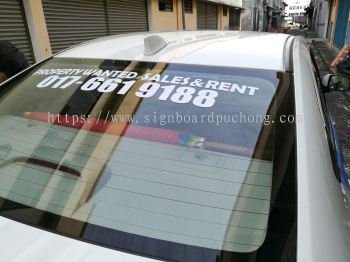 Cvehicle Car sticker advertising printing