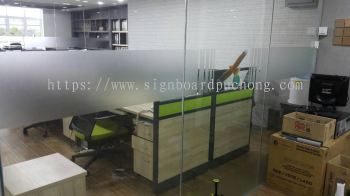 Emperor Group office in door frosted Sticker at bukit tinggi botanic klang