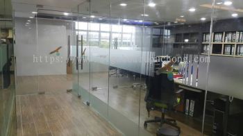 Emperor Group office in door frosted Sticker at bukit tinggi botanic klang