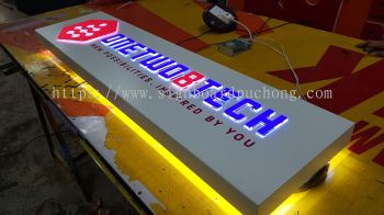 One Two 8 Tech 3D LED signage led front backlit Eg Box up at bukit tinggi klang