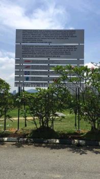 Construction Board project Sign board at Bangi kl kuala Lumpur