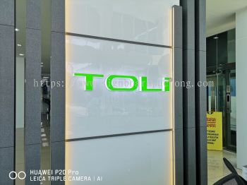 Toli packing Sdn bhd Acrylic 3D box up LED lettering Signage in Jalan Kapar Klang