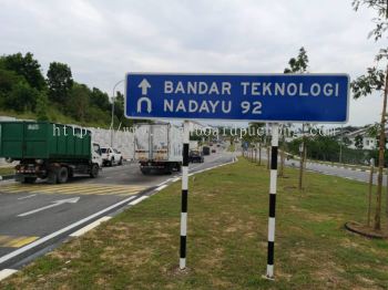 JKR project Direction Signboard Road signage in kajang Kuala Lumpur