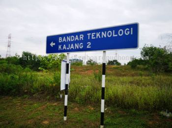 JKR project Direction Signboard Road signage in kajang Kuala Lumpur