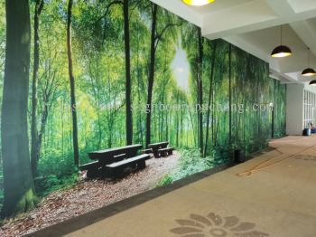 Golden Amari Wallpaper inkjet Printing sticker at sugai boluh Kuala Lumpur