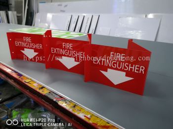 Fire Extinguisher Acrylic Display 