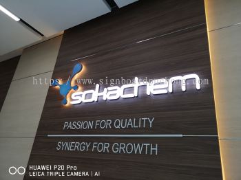 INDOOR ACRYLIC 3D LED BOXUP SIGNAGE AT PUCHONG, PETALING JAYA 