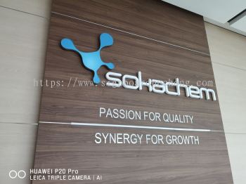 INDOOR ACRYLIC 3D LED BOXUP SIGNAGE AT PUCHONG, PETALING JAYA 