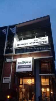 Decho Bio International Eg box up 3D lettering With billboard at puchong 