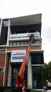 Decho Bio International Eg box up 3D lettering With billboard at puchong 