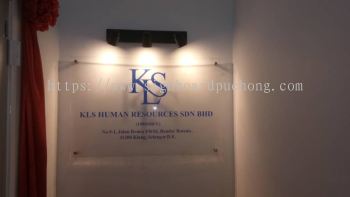 KLS Acrylic poster frame Signage at botanic bukit tinggi klang