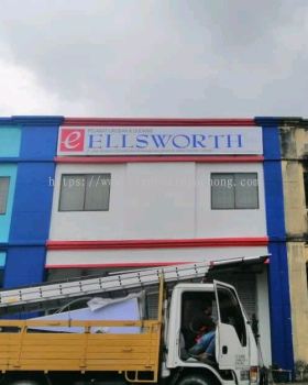 Ellsworth Metal G.i signboard at kota kemuning shah alam