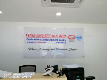 Vitar-segatec sdn bhd Acrylic Poster frame Signage at klang