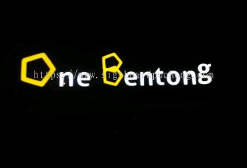 One bentong 3D Led conceal Box up lettering frontlit signage ate bentong