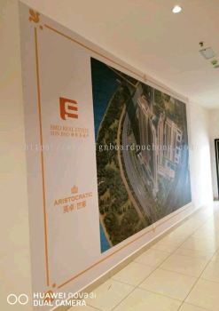 Smd real estate Sdn bhd inkjet wallpaper sticker at cyber jaya sepang Kuala Lumpur