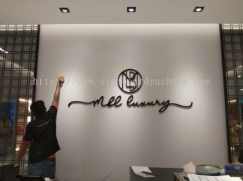 Mei 3D acrylic box up lettering signshe at pablika mall damansara Kuala Lumpur