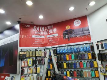 red one inkjet wallpaper sticker at damansara Kuala Lumpur