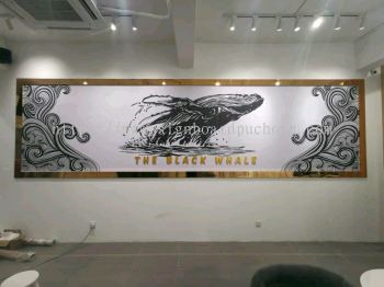 the black whale inkjet wallpaper in Petaling jaya SS2