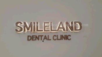 Smileland Dental Clinic Eg Box up 3D LED Backlit indoor signage at balagong kuala Lumpur