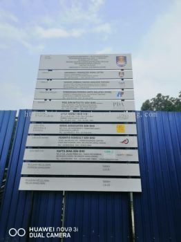 construction project signboard at petaling jaya kuala Lumpur