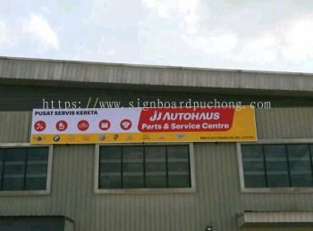 JJ Autohaus parts & servis Normal metal G.I signboard at klang