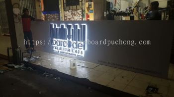 Barcudel 3d eg box up LED backlit signage at Kuala langat 