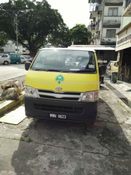 Ik Yellow van sticker at Kuala Lumpur