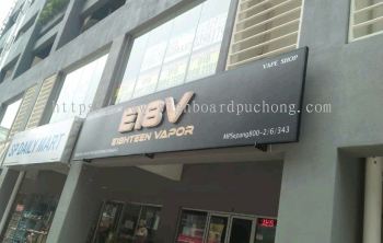 E18V 3D led conceal box up lettering signage signboard at shah alam 