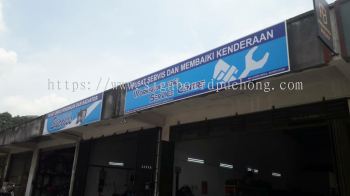 succell workshop and service centre normal G.i signboard at puchong Kuala Lumpur