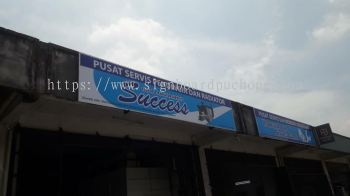 succell workshop and service centre normal G.i signboard at puchong Kuala Lumpur