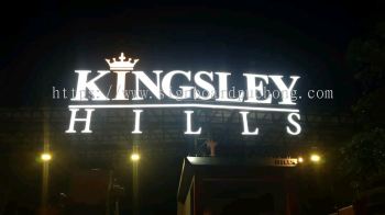 Kingsley Hills 3D led conceal box up lettering sigange at puchong Kuala Lumpur 