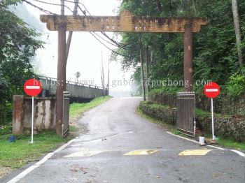 JKR Space Road Berhanti NoEnter Signage signboard at Kuala Lumpur Klang Selangor