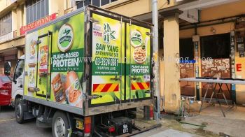 vegeworld truck lorry sticker signage signboard klang kuala lumpur