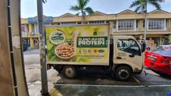 vegeworld truck lorry sticker signage signboard klang kuala lumpur