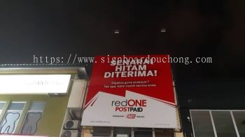 Red one big zig zag billboard signage signboard at klang kuala lumpur