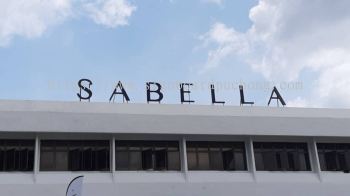 sabelle gaint aluminum box up lettering signage signbaord 