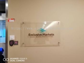 exclusive markets acrylic poster frame indoor signage signbaord at klang kuala lumpur