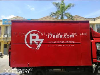 r7asia truck lorry sticker 