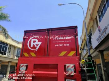 r7asia truck lorry sticker 