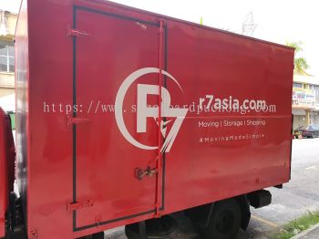 r7asia truck lorry sticker 