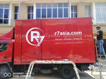 r7asia truck lorry sticker 