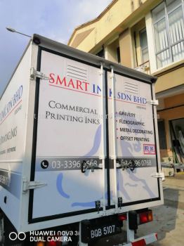 smart ink lorry truck sticker