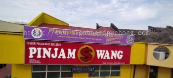 pinjam wang 3d pvc cut out lettering signage signboard at klang kuala lumpur puchong shah alam