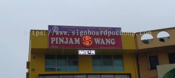 pinjam wang 3d pvc cut out lettering signage signboard at klang kuala lumpur puchong shah alam