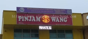 pinjam wang 3d pvc cut out lettering signage signboard at klang kuala lumpur puchong shah alam