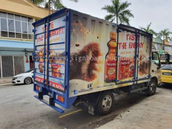 truck lorry sticker signage signboard at klang kuala lumpur shah alam puchong