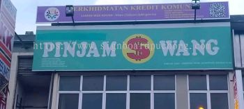 pinjam wang shop metal gi signage signboard at klang kuala lumpur puchong shah alam