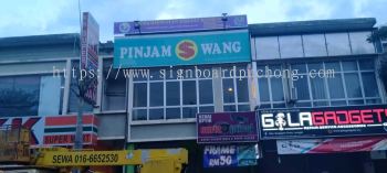 pinjam wang shop metal gi signage signboard at klang kuala lumpur puchong shah alam