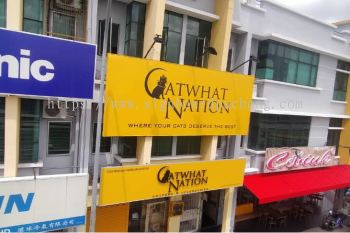 Catwhat Nation Pet Shop 3D Led Backlit Lettering Signage Signboard At Klang Kuala Lumpur Puchong Shah Alam Kepong 