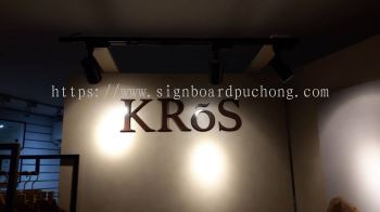 kros boutique pvc cut out 3d lettering indoor signage signboard at klang kuala lumpur shah alam puchong kepong